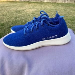 All Birds Sams Club Exclusive Wool Runners Blueberry w/laces Women's Sz 8  Shoe
